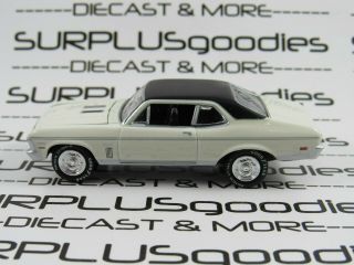Johnny Lightning 1:64 Loose Collectible White 1970 Chevrolet Nova Ss Diorama Car