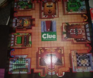 Clue Game Board Only,  By Hasbro,  1996/1998