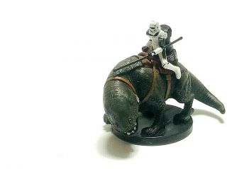 Star Wars Miniatures: Imperial Sandtrooper On Dewback (wotc,  2004) 40/60