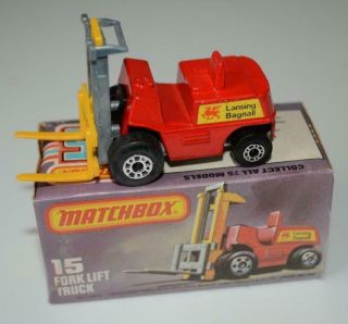 Lesney Matchbox Superfast - Fork Lift Truck 15