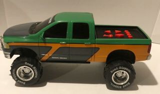 Green Dodge Ram 1500 Toy Truck With Lights And Sound.