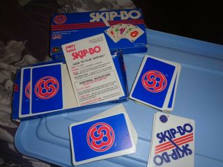 Vtg Skip - Bo Card Game From The Makers Of Uno 1989 Pre - Owned Complete