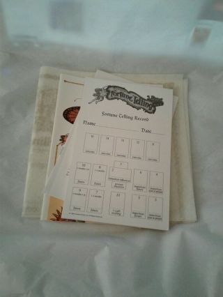 The Fortune Telling Kit Replacement Fortune Telling Record Pad Jennifer Sands