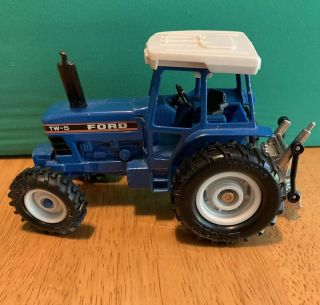 Ford Tw - 5 Fwda Die Cast Blue Toy Tractor 1/32 Scale