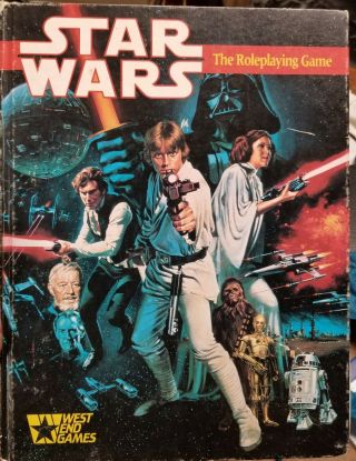 Star Wars: The Roleplaying Game Guide West End Games Hc 1987 1st Printing