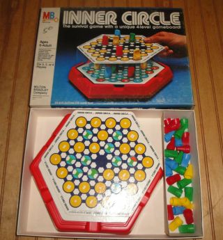 Vintage 1981 “inner Circle” Milton Bradley Board Game Strategy 100 Complete