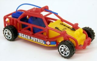Matchbox Dune Buggy V8 Motor Sand Rail Red Cage & Blue Seat 1:61 Scale