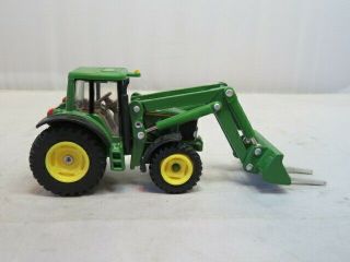 Ertl Custom 1/64 John Deere 7430 Tractor Farm Toy With Loader And Pallet Forks