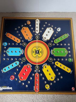 Vintage 1977 Deluxe Aggravation Game Board Only By Lakeside