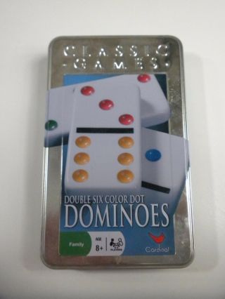 Dominos Classic Games Double Six Color Dot Dominos (id 4293)