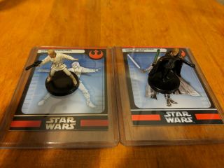 Star Wars Miniatures Champions Of The Force Luke Skywalker 44 And 10