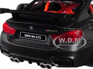 BoxDamage BMW M4 GTS GRAY W/ CARBON TOP & ORANGE WHEELS 1/24 BY MAISTO 31246 3