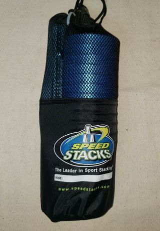 Speed Stacks Official Wssa Blue Stacking Cups With Storage Bag And Timer