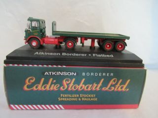 Atlas Editions Atkinson Borderer Flatbed - Eddie Stobart Scale 1:76