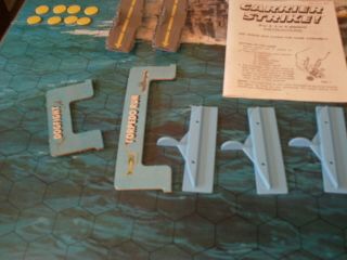 1976 Milton Bradley Carrier Strike Board Game - - Complete 5