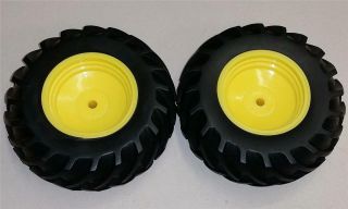 Ertl John Deere 1:16 Scale Tractor Tires 4.  5 " From 4x4 Wide Duals Custom
