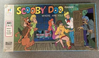 1973 Mb Scooby Doo Where Are You Board Game