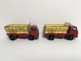 Matchbox Lesney Grit - Spreading Truck No.  70 - Two Trucks
