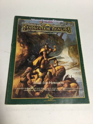 Advanced Dungeons And Dragons Forgotten Realms Hall Of Heroes Fr7 9252