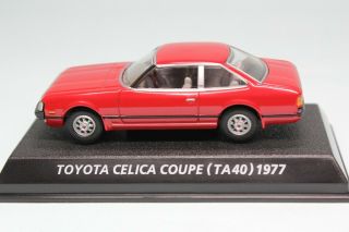 9658 Konami 1/64 Toyota Celica Coupe Ta40 Red Near - No - Box Tracking Number