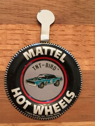 Tnt Bird Mattel Hot Wheels Metal Badge 1969