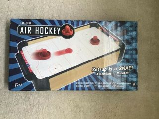 Wooden Mini Air Hockey Table Game Children 