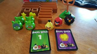 ANGRY BIRDS KNOCK ON WOOD GAME,  COMPLETE 5