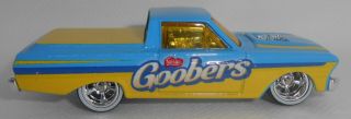 Hot Wheels Pop Culture Nestle 65 Ford Ranchero Blue/yellow With Rubber Tires