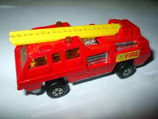 Matchbox Lesney Superfast 22 Blaze Buster In Bright Red,  Unpainted Base