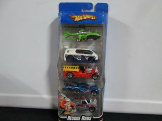 Hot Wheels 5 Car Gift Pack Rescue Rods (175)