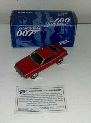 Johnny Lightning,  James Bond 007,  1974 Amc Hornet (with Certificate)