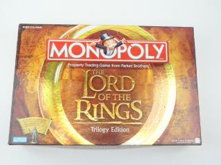 Monopoly Lord Of The Rings Trilogy Edition Hasbro 41603 2003 Property Game