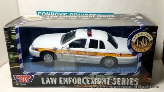 Motormax 1/43rd Scale Illinois State Police Ford Crown Victoria Diecast Car