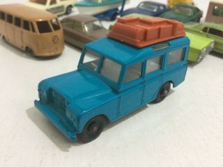 Vintage Lesney Matchbox 12 Land Rover Safari Blue 1:64 Mb Variation