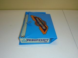 Vintage 1980s Galoob Micro Machines Airport Marina Playset Toy Case Collectible 5