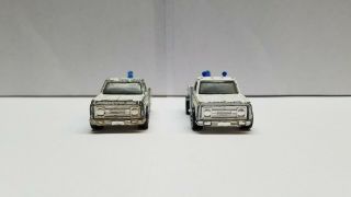 Vintage Pair Hot Wheels Redline Larry’s 24 Hour Tow Truck W/ Phone Number