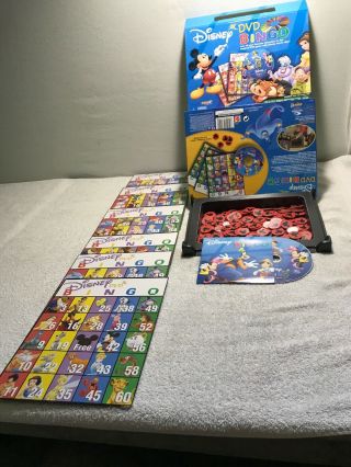 2005 Disney Dvd Bingo Family Mattel Game Screen Life - 100 Complete &