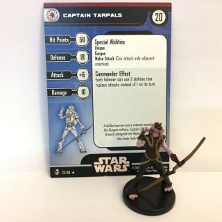 Star Wars Knights Of The Old Republic 23/60 Captain Tarpals (r)