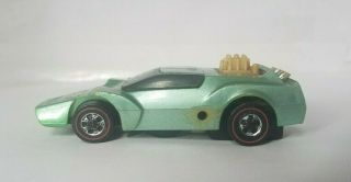 Vintage 1969 Hot Wheels Red Line Sizzler Green Backfire Mexico