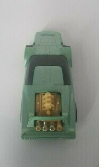 Vintage 1969 Hot Wheels Red Line Sizzler Green Backfire Mexico 5