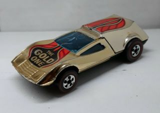 Hot Wheels Buzz Off The Gold One 1969/hong Kong Redline Tires See Pictures