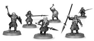 Dwarf Warriors Of Erebor (x6) – Middle Earth Strategy Battle Lotr Bits