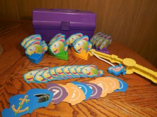 Mattel Fisher Price " Go Fish " Fishing Game - Ages 3,  - - 2 To 4 Players