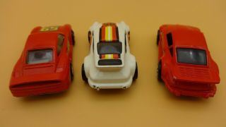 Hot Wheels 3 diff Porsche 930 w/ bw,  959 w/ uh,  P - 911 w/ bw - Loose & 3