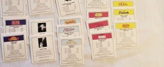 Monopoly Disney Edition Property Deed Cards Complete Set Replacement 5