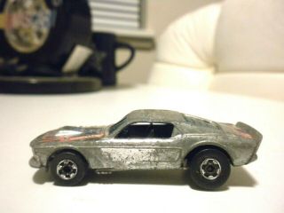 Vintage 1974 Mattel,  Inc.  Hot Wheels Mustang Stocker Black Wall Tires