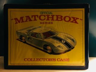 Retro Hipster 1968 Official Matchbox Series Collectors Case Vintage