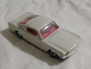 1968 Ford Mustang Lesney Matchbox Series No.  8 Diecast Toy Car Steerable Vintage
