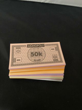 U - Build Monopoly Game Money Stack Replacement Parts