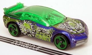 Hot Wheels Pontiac Rageous Purple " Attack Of The 3 Inch Atomobots " 1/64 Scale